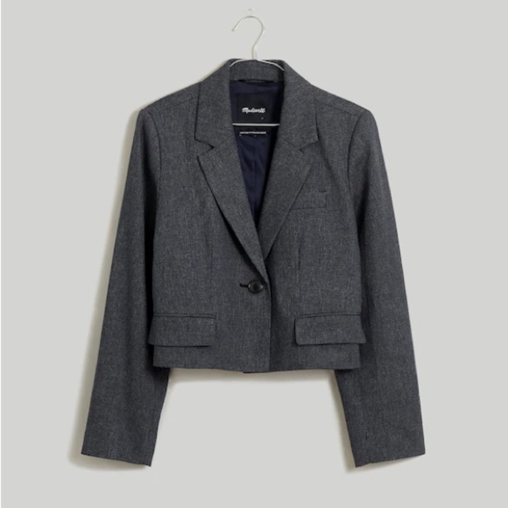 Madewell Sutter Crop Blazer